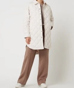 Windsor Oversized Daunenmantel Mit Umlegekragen - Ecru