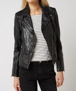 Jilani Lederjacke Im Biker-Look - Schwarz -Gipsy Shop 60r58gq89coj8c1g893k6khg894kiea36h5k4kqm64skekafad64kii6ah558la1619kod2k8t138kpial3jgc9p74p38cpkcli3adpkcpi6aob16gpj2eb4c4rm2dhj6him4dg