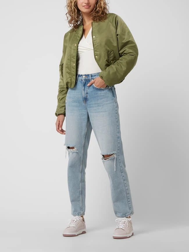 Scotch & Soda Blouson Aus Satin - Khaki 1 Scotch & Soda Blouson Aus Satin - Khaki