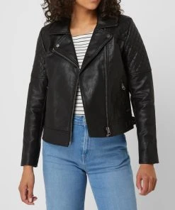 Pepe Jeans Jacke In Leder-Optik Modell 'Astrid' - Schwarz -Gipsy Shop 612kgj246564ejig8d4kec2j659lciqdaopk2i2m95352e2e718kuc1p60pk8ihnad444ki6a4r3ekq46ko3ac9n65hjgdhi68s3ep1k6gs30e9n6tijad1i68rm6e9j74s3cd8