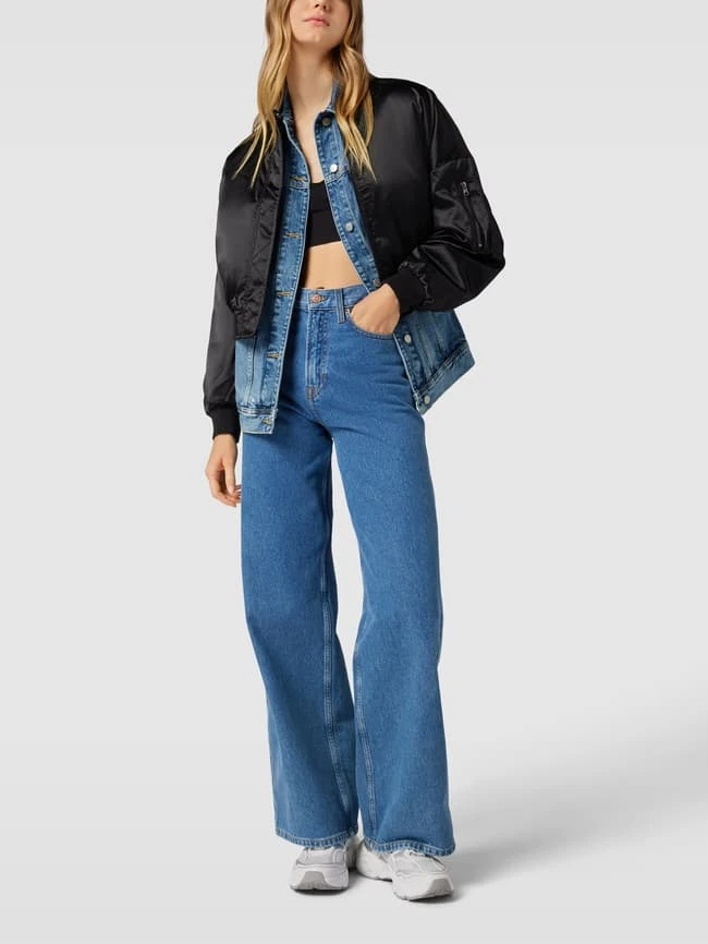 URBAN CLASSICS Oversized Bomberjacke Mit Reißverschlusstaschen - Schwarz 1 URBAN CLASSICS Oversized Bomberjacke Mit Reißverschlusstaschen - Schwarz