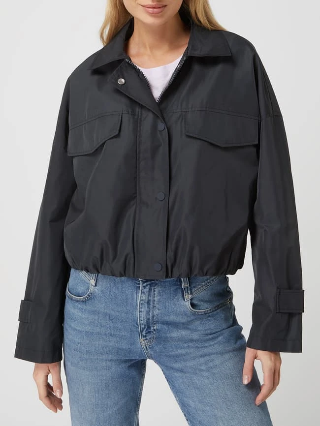 Marc O'Polo Blouson Mit Druckknöpfen - Marineblau 4 Marc O'Polo Blouson Mit Druckknöpfen - Marineblau – Bild 4