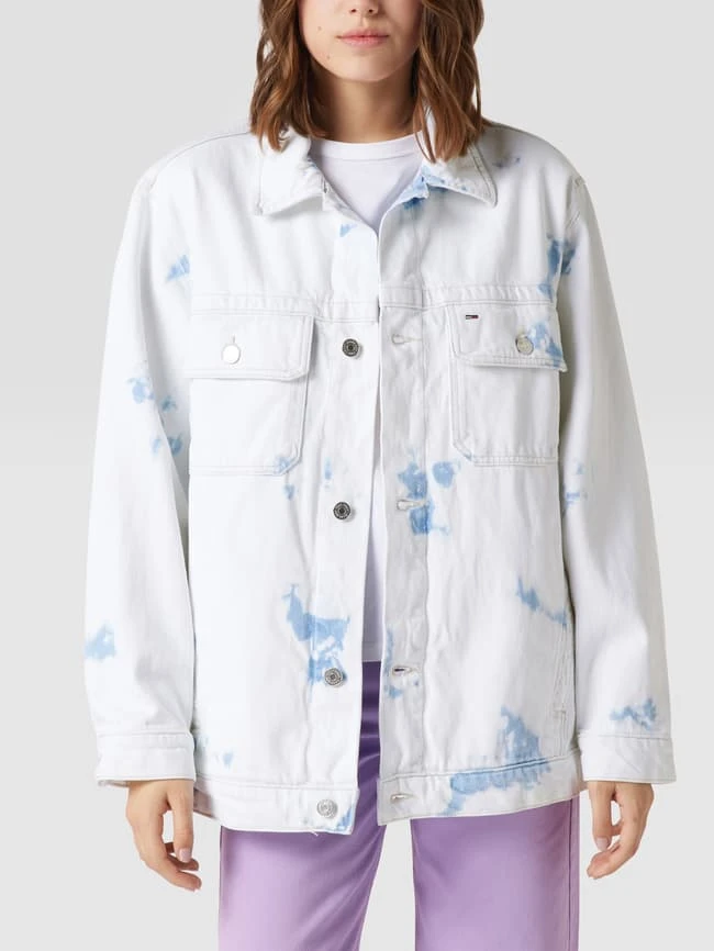Tommy Jeans Oversized Jeansjacke Im Batik-Look - Jeans 4 Tommy Jeans Oversized Jeansjacke Im Batik-Look - Jeans – Bild 4