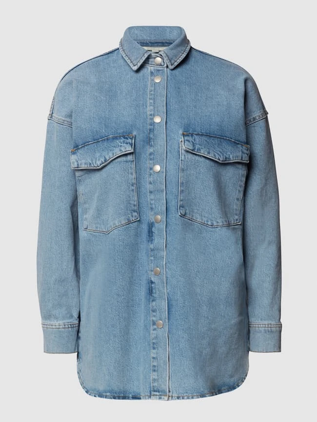 REVIEW Jeansjacke Mit Pattentaschen - Blau 2 REVIEW Jeansjacke Mit Pattentaschen - Blau – Bild 2