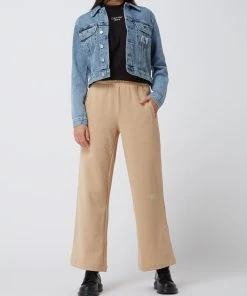 Calvin Klein Jeans Cropped Jeansjacke Aus Baumwolle - Hellblau