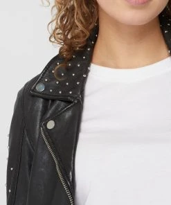 Gipsy Slim Fit Lederjacke Mit Nieten Modell 'Zarlia' - Schwarz -Gipsy Shop 6h642dq96h55acqha0pj4li165b52kika554ee24agokej9j9t34iipp8p458e239t94cgima574mchm9co64phjccqm2phn6oqj0p1kcpijge9ncosmaoj1ccq6adr5clhm4c0