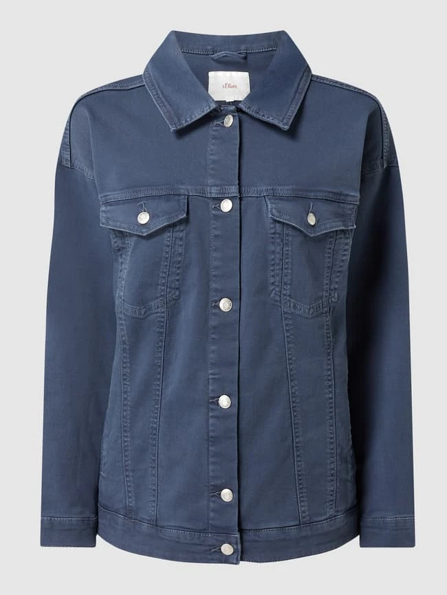 S.Oliver RED LABEL Jeansjacke Mit Stretch-Anteil - Blau 2 S.Oliver RED LABEL Jeansjacke Mit Stretch-Anteil - Blau – Bild 2