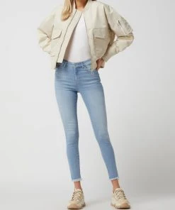Marc O'Polo Denim Bomber Mit Ärmeltasche - Beige