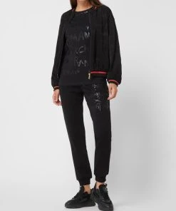 ARMANI EXCHANGE Blouson Aus Viskose - Schwarz