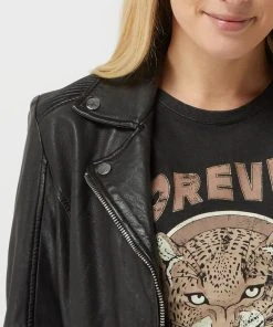 Gipsy Slim Fit Lederjacke Im Biker-Look Modell 'Arisha' - Schwarz -Gipsy Shop 6soj4kab656jedqm8krjil2j8p74kjpjags4eja3aork8i25a9a4qdpg6d5lcd288l536h2j6or50c28ako3cc31ccojacr564pmcohkc5gj6o9mc9gjior564s36ob26cq30pg