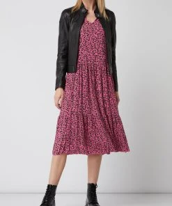 Freaky Nation Lederjacke Im Biker-Look Modell 'Yufa' - Schwarz