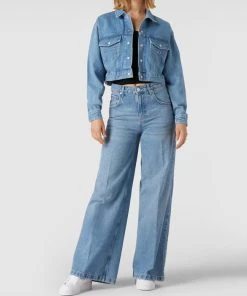 Tommy Jeans Cropped Jeansjacke Mit Label-Details - Jeans