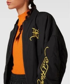 Ed Hardy Oversized Bomberjacke Mit Label-Stitching Modell 'TIGER' - Schwarz -Gipsy Shop 710kqd266kp3ad22a95jeji4a0r56ci58pak6chp9opkujac6585adhj6db4ocpn9t7l8d2b65246kak8h3jaohnc4q38ohocdj36e1k64s38ob474qm8dhgc4pj2e1lcks64pg