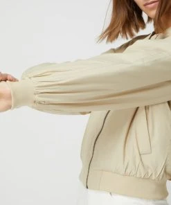 MOSS COPENHAGEN Bomber Aus Viskosemischung Modell 'Irem' - Schilf -Gipsy Shop 84p4qeaj98p46li5a0skkeak8cs3aiilaks5ac276d0kkgi18d2jeiho8p5k6iqm68s5cdql612k8ead693jgp9l6pi3gdr4c8s3cc1kcksjeohn71j68e9m6lhj4pj6cgq62co