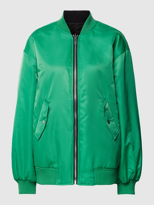 CATWALK JUNKIE Bomberjacke Mit Reißverschluss Modell 'FAYE' - Grün 2 CATWALK JUNKIE Bomberjacke Mit Reißverschluss Modell 'FAYE' - Grün – Bild 2