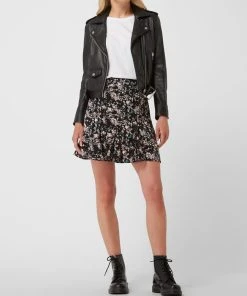 YOUNG POETS SOCIETY Lederjacke Im Biker-Look Modell 'Emma' - Schwarz