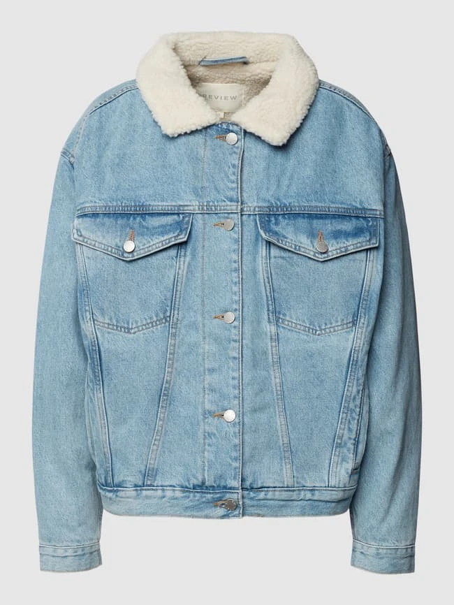 REVIEW Jeansjacke Mit Teddyfell-Kragen - Jeans 2 REVIEW Jeansjacke Mit Teddyfell-Kragen - Jeans – Bild 2