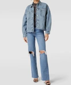 REVIEW Jeansjacke Im Used-Look - Jeans