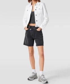 ARMANI EXCHANGE Jeansjacke Mit Stretch-Anteil - Weiß