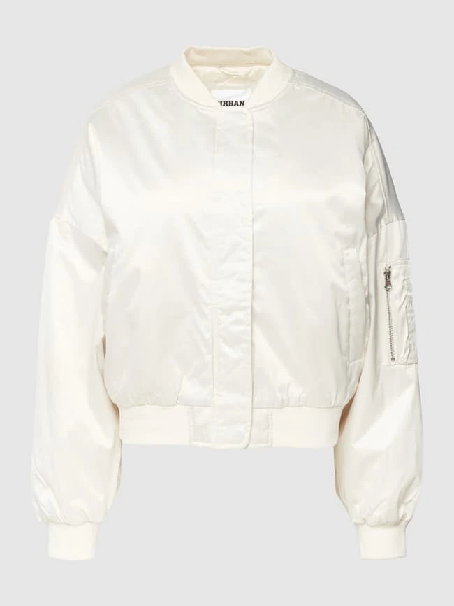 URBAN CLASSICS Oversized Bomberjacke Mit Reißverschlusstaschen - Sand 2 URBAN CLASSICS Oversized Bomberjacke Mit Reißverschlusstaschen - Sand – Bild 2