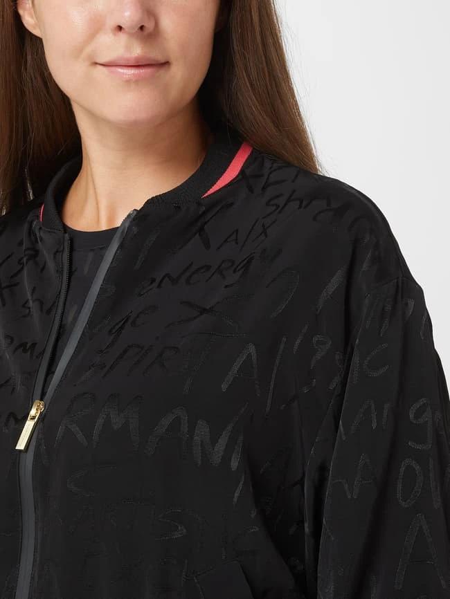 ARMANI EXCHANGE Blouson Aus Viskose - Schwarz 3 ARMANI EXCHANGE Blouson Aus Viskose - Schwarz – Bild 3