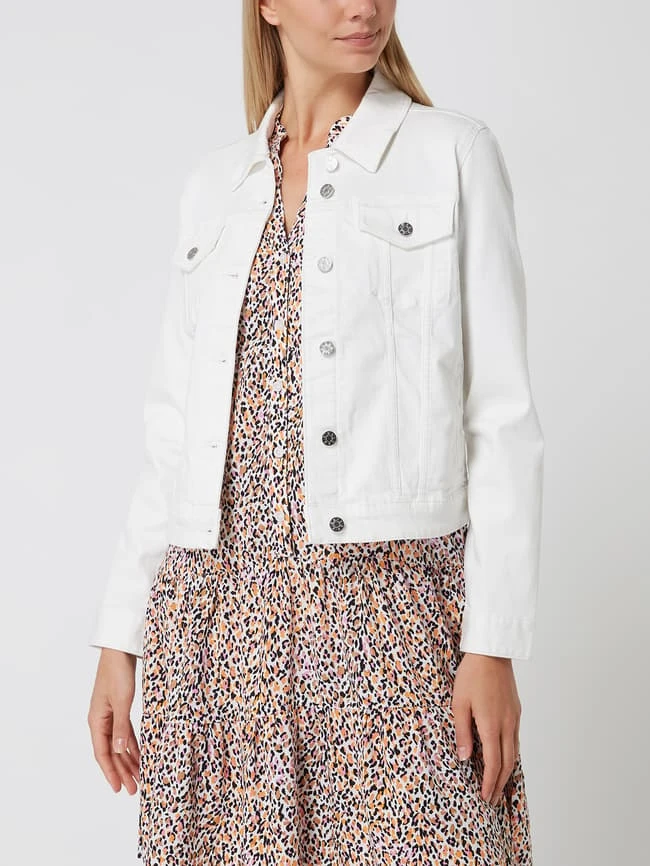 S.Oliver RED LABEL Jeansjacke Mit Viskose-Anteil - Offwhite 4 S.Oliver RED LABEL Jeansjacke Mit Viskose-Anteil - Offwhite – Bild 4