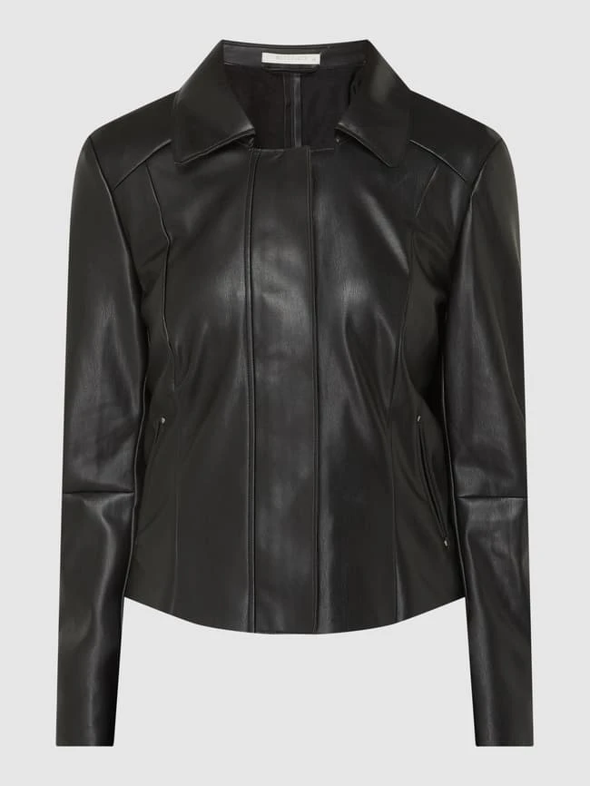 BETTY & CO WHITE Jacke In Leder-Optik - Schwarz 2 BETTY & CO WHITE Jacke In Leder-Optik - Schwarz – Bild 2