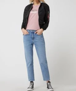 Alpha Industries Bomber Mit Abnehmbarer Kapuze - Schwarz