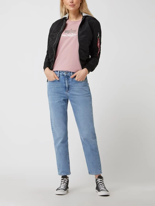 Alpha Industries Bomber Mit Abnehmbarer Kapuze - Schwarz 1 Alpha Industries Bomber Mit Abnehmbarer Kapuze - Schwarz