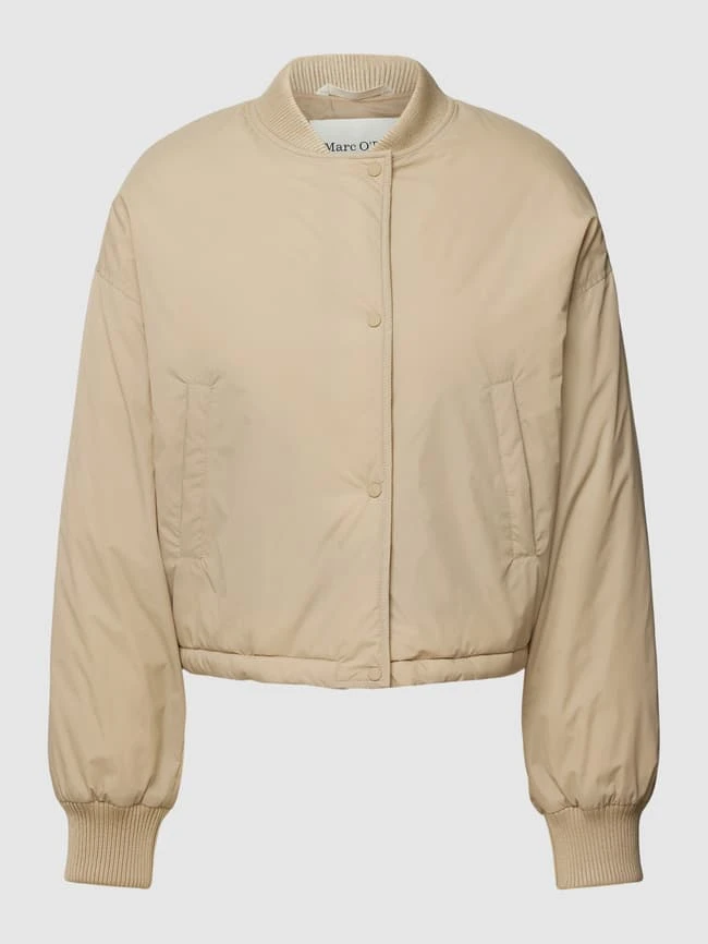 Marc O'Polo Bomberjacke Mit Leistentaschen - Sand 2 Marc O'Polo Bomberjacke Mit Leistentaschen - Sand – Bild 2