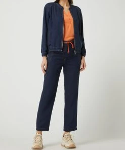Deni Cler Blouson In Denim-Optik - Marineblau