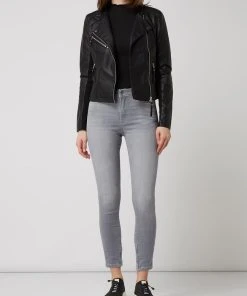 Vero Moda Biker-Jacke In Leder-Optik Modell 'Ria' - Schwarz