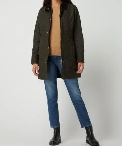 Barbour Jacke Aus Gewachster Baumwolle Modell 'Belsay' - Olivgrün