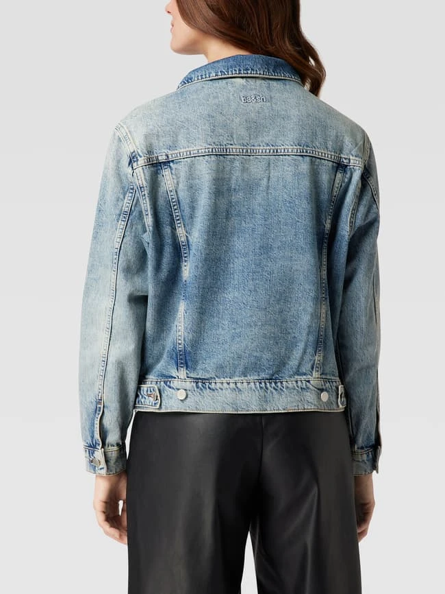 Bash Jeansjacke Aus Baumwolle Mit Kontrastnähten - Jeans 5 Bash Jeansjacke Aus Baumwolle Mit Kontrastnähten - Jeans – Bild 5