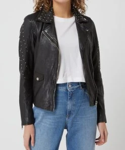 Gipsy Slim Fit Lederjacke Mit Nieten Modell 'Zarlia' - Schwarz -Gipsy Shop 9h744c1j7554ihqe6t2l4c2468rkmd29a0pjei2k8p34oca46l8lcd1g8h15ac1i9d434ia6619k2jhp8l3macpl74om8o9gcgomcphk64rjieb46gs38cpn74rjeob364r68pg