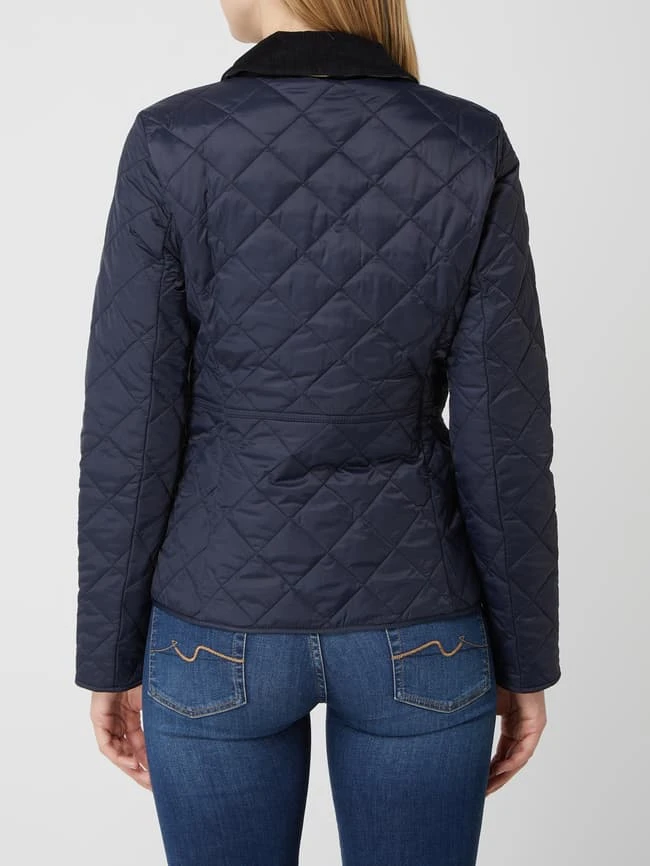 Barbour Steppjacke Mit Cordkragen Modell 'Deveron' - Marineblau 5 Barbour Steppjacke Mit Cordkragen Modell 'Deveron' - Marineblau – Bild 5
