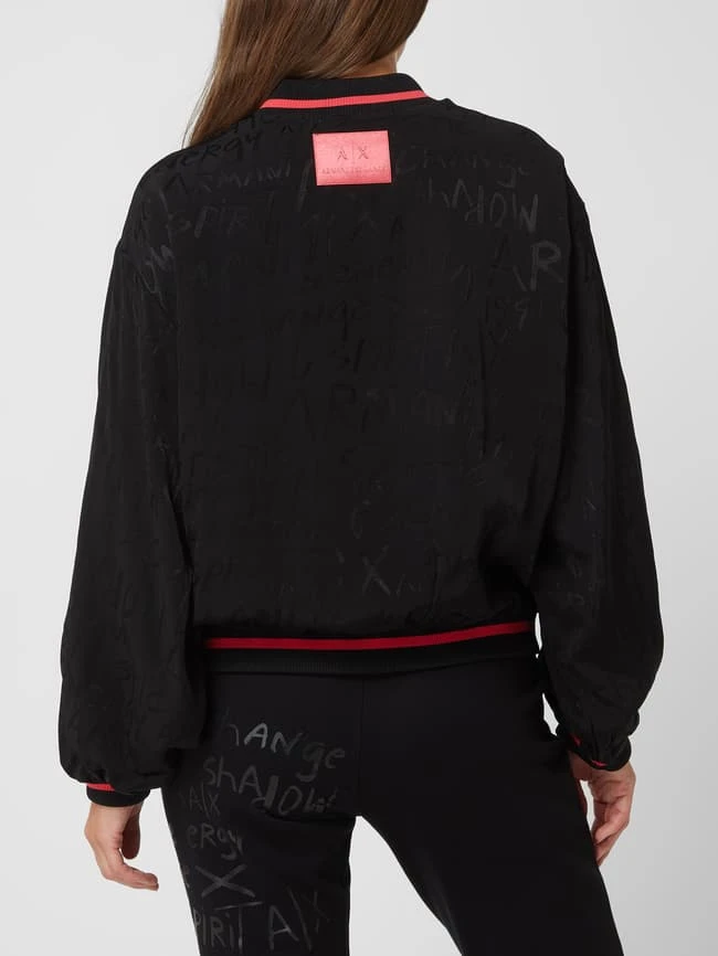 ARMANI EXCHANGE Blouson Aus Viskose - Schwarz 5 ARMANI EXCHANGE Blouson Aus Viskose - Schwarz – Bild 5