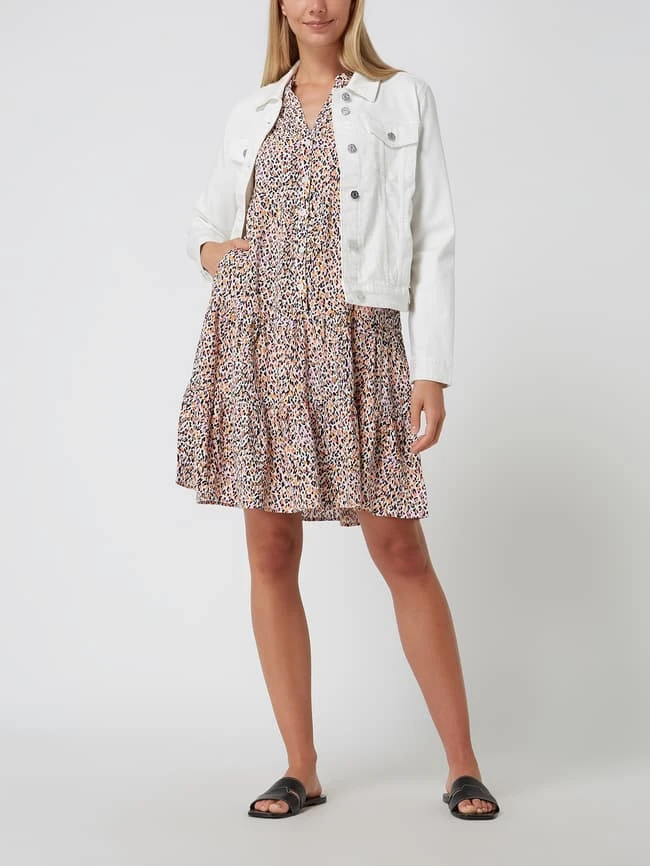 S.Oliver RED LABEL Jeansjacke Mit Viskose-Anteil - Offwhite 1 S.Oliver RED LABEL Jeansjacke Mit Viskose-Anteil - Offwhite