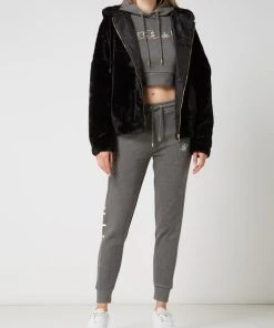 SIK SILK Blouson Aus Kunstpelz - Schwarz