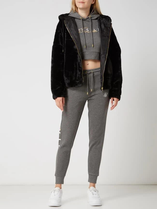 SIK SILK Blouson Aus Kunstpelz - Schwarz 1 SIK SILK Blouson Aus Kunstpelz - Schwarz