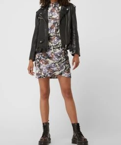 YOUNG POETS SOCIETY Lederjacke Im Biker-Look Modell 'Elea' - Schwarz