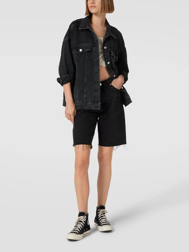 Mango Jeansjacke Mit Knopfleiste Modell 'JACKET DAFNE' - Anthrazit Meliert 1 Mango Jeansjacke Mit Knopfleiste Modell 'JACKET DAFNE' - Anthrazit Meliert