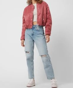 Scotch & Soda Blouson Aus Satin - Bordeaux Rot