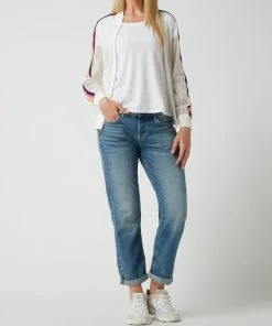 Karl Lagerfeld Blouson Mit Logo-Streifen - Weiß