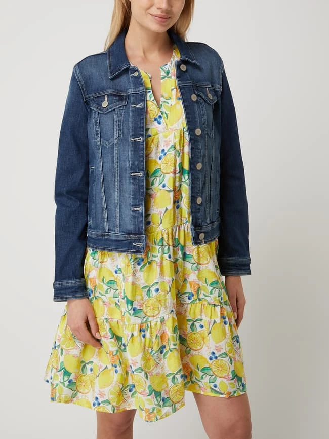 Christian Berg Woman Jeansjacke Mit Stretch-Anteil - Blau 4 Christian Berg Woman Jeansjacke Mit Stretch-Anteil - Blau – Bild 4