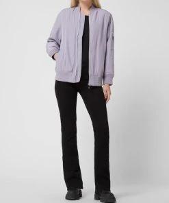 Soaked In Luxury Blouson Mit überschnittenen Schultern Modell 'Jessa' - Flieder