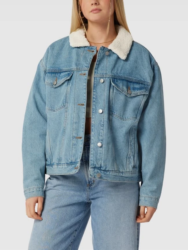 REVIEW Jeansjacke Mit Teddyfell-Kragen - Jeans 4 REVIEW Jeansjacke Mit Teddyfell-Kragen - Jeans – Bild 4