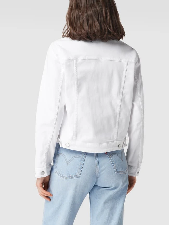 BOSS Casualwear Jeansjacke Mit Pattentaschen Modell 'DENIM JACKET' - Weiß 5 BOSS Casualwear Jeansjacke Mit Pattentaschen Modell 'DENIM JACKET' - Weiß – Bild 5
