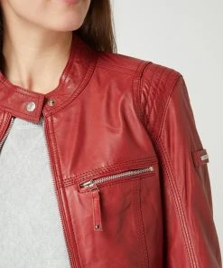 Cabrini Lederjacke Im Biker-Look - Rot -Gipsy Shop ah84ihhk8h7k2h2m85a4alia8l8j6d9n6173ijq19974gjho9p95aiqh9go4ckad917kgdqf95532da6al3macplc4r3edpj6tgj6chk64ojce1gc4pj4db16hh3gdj668rj2c8