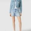 Calvin Klein Jeans Cropped Jeansjacke Mit Label-Patch - Jeans